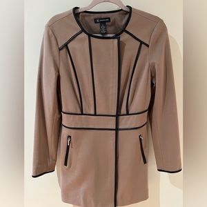 INC beautiful tan and black jacket size S